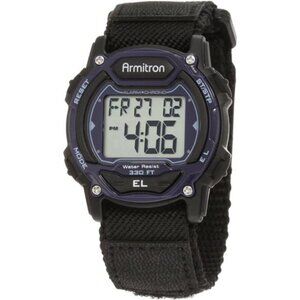 Digital Chronograph Nylon Strap Watch, 45-7004